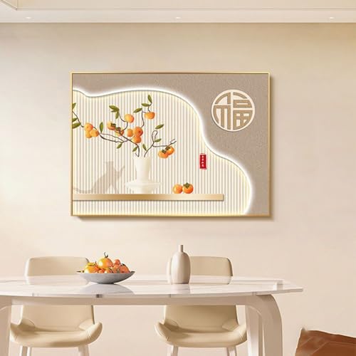 Elektrische Box Abdeckung Dekorative, Dekoratives Wandbild Zähler, Sicherungskasten Abdeckung, Flip-Cover Dekoratives Bild Verteilerkastens Gemälde Ausblenden(Gold 3,40 * 30cm/15.7 * 11.8in) von HARELA