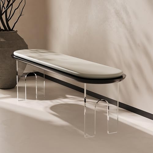 HARELA Esszimmer Sitzbank, Küchenbank Wohnzimmerbank, Massive Holzbank, Bank ohne Lehne, für Flur, Wohnzimmer, Sitzbank Schlafzimmer, Schuhbank, Stil Größe wählbar(80cm/31.5in) von HARELA