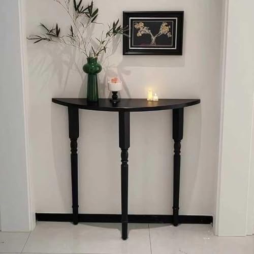 HARELA Konsolentisch Flurtisch Flurmöbel, Sofatisch aus Holz für Kleinen Raum, Dekotisch Sideboard Beistelltisch für Eingang, Flur, Wohnzimmer(120cm/47.2in) von HARELA
