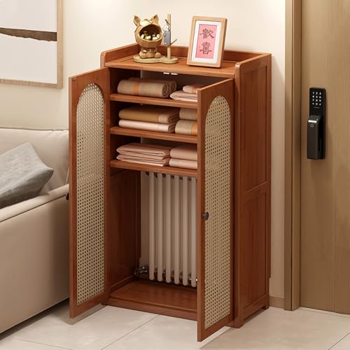 Heizkörper-Abdeckung moderner, Heizkörperabdeckung für Wohnzimmer, Heizungsabdeckung, Dekorative Abdeckung zum Verschleiern von unschönen Rohren(113x25x60cm/44.5x9.8x23.6in) von HARELA