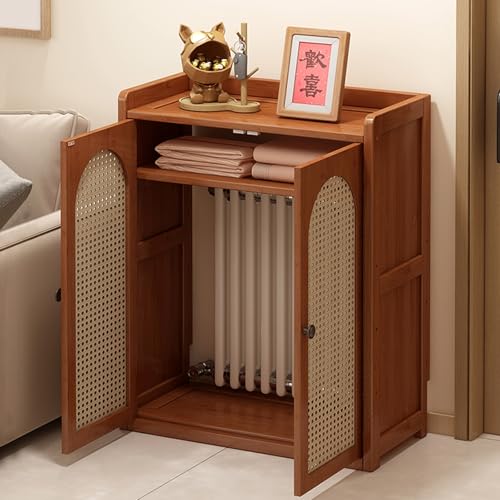 Heizkörper-Abdeckung moderner, Heizkörperabdeckung für Wohnzimmer, Heizungsabdeckung, Dekorative Abdeckung zum Verschleiern von unschönen Rohren(82.5x25x60cm/32.5x9.8x23.6in) von HARELA