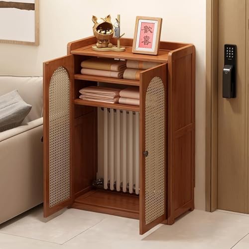 Heizkörper-Abdeckung moderner, Heizkörperabdeckung für Wohnzimmer, Heizungsabdeckung, Dekorative Abdeckung zum Verschleiern von unschönen Rohren(98x25x60cm/38.6x9.8x23.6in) von HARELA