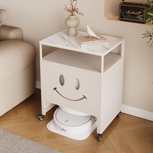 Saugroboter Ständer Staubsauger, Generisch Bodenstehendes Lagerregal aus Metall, Versteckter Staubsaugerroboter Ständer Für Zuhause Büro Wohnzimmer Garage Ecke Un(Off-White 2,50 * 40cm/19.7 * 15.7in) Saugroboter Ständer Staubsauger, Generisch Bodenstehendes Lagerregal aus Metall, Versteckter Staubsaugerroboter Ständer Für Zuhause Büro Wohnzimmer Garage Ecke Un(Off-White 2,50 * 40cm/19.7 * 15.7in) von HARELA