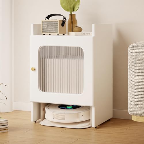 Saugroboter Ständer Staubsauger Roboter Halter mit Rollen, Versteckter Staubsaugerroboter Ständer Für Zuhause Büro Wohnzimmer Garage Ecke Un(75cm/29.5in) von HARELA
