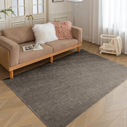 HARESLE Teppich Kurzflor（Taupe,120x160cm） von HARESLE