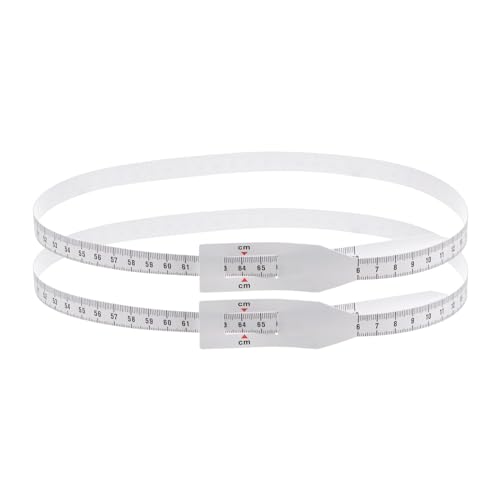 HARFINGTON 2 Stück Kopfumfang-Klebeband, 70 cm, Kunststoff, Maßstab für Kopf-/Armumfang des Kindes, weiß HARFINGTON 2 Stück Kopfumfang-Klebeband, 70 cm, Kunststoff, Maßstab für Kopf-/Armumfang des Kindes, weiß von HARFINGTON