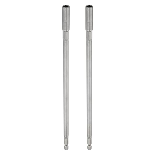 HARFINGTON 2 x Nuss-Schraubendreher-Bohrer, 7 mm, metrischer Stecknuss, 1/4-Zoll-Sechskantschaft, 250 mm, extra lang, magnetisch, 6-Punkt-Stecknüsse, Schnellwechsel, 40CR-Stahlbolzen-Setter für HARFINGTON 2 x Nuss-Schraubendreher-Bohrer, 7 mm, metrischer Stecknuss, 1/4-Zoll-Sechskantschaft, 250 mm, extra lang, magnetisch, 6-Punkt-Stecknüsse, Schnellwechsel, 40CR-Stahlbolzen-Setter für von HARFINGTON