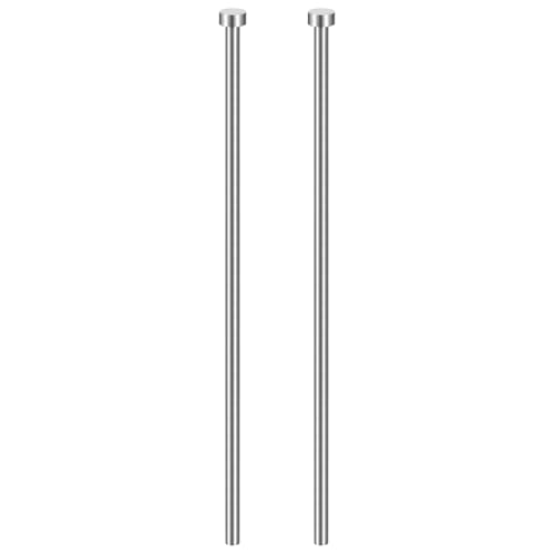 HARFINGTON 2 x gerader Auswerferstift, 200 mm Durchmesser, GCR15, runde Spitze, Stahlauswerfer-Stiftstanzer für die Herstellung mechanischer Wartung von HARFINGTON