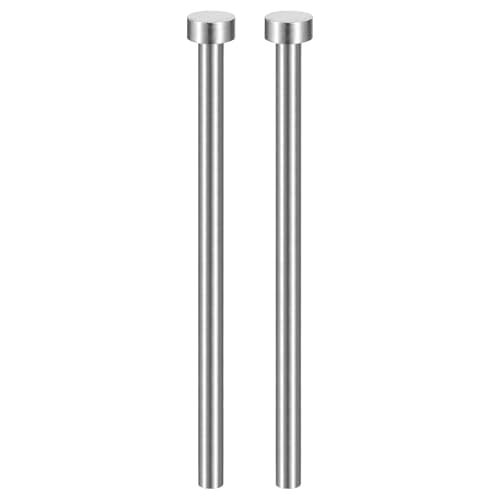HARFINGTON 2 x gerader Auswerferstift, Durchmesser 100 mm, GCR15, Rundspitze, Stahlauswerfer-Stiftstanzer für die mechanische Wartung HARFINGTON 2 x gerader Auswerferstift, Durchmesser 100 mm, GCR15, Rundspitze, Stahlauswerfer-Stiftstanzer für die mechanische Wartung von HARFINGTON
