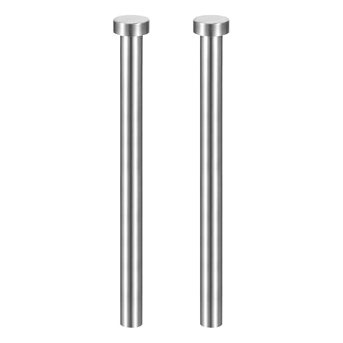 HARFINGTON 2 x gerader Auswerferstift, Durchmesser 150 mm, GCR15, Rundspitze, Stahlauswerfer für die Herstellung mechanischer Wartung HARFINGTON 2 x gerader Auswerferstift, Durchmesser 150 mm, GCR15, Rundspitze, Stahlauswerfer für die Herstellung mechanischer Wartung von HARFINGTON