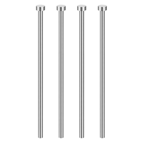 HARFINGTON 4 x gerader Auswerferstift, Durchmesser 150 mm, GCR15, Rundspitze, Stahlauswerfer-Stiftstanzer für die Herstellung mechanischer Wartung HARFINGTON 4 x gerader Auswerferstift, Durchmesser 150 mm, GCR15, Rundspitze, Stahlauswerfer-Stiftstanzer für die Herstellung mechanischer Wartung von HARFINGTON