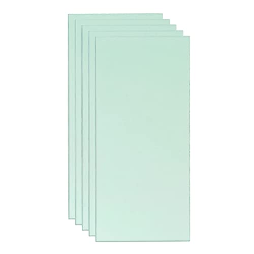 HARFINGTON 5 Stück Schweißhelm-Innenabdeckungslinse 10 x 4,7 x 0,1 cm zum Verdunkeln, Schweißfilter, Schutzlinsenersatz, klar von HARFINGTON