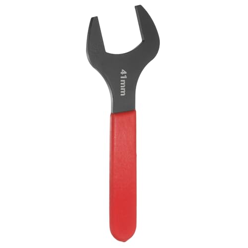 HARFINGTON Einzelmaulschlüssel, 41 mm, metrisch, 15 Grad gekröpfter Winkel, U-förmiger Maulschlüssel, kleiner Flachkopf-Schärzschlüssel mit rotem Schaft, für Autoreparatur, Möbelmontage HARFINGTON Einzelmaulschlüssel, 41 mm, metrisch, 15 Grad gekröpfter Winkel, U-förmiger Maulschlüssel, kleiner Flachkopf-Schärzschlüssel mit rotem Schaft, für Autoreparatur, Möbelmontage von HARFINGTON