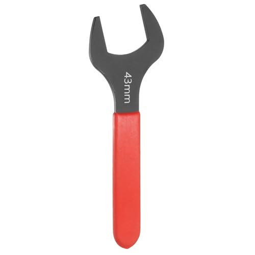 HARFINGTON Einzelmaulschlüssel, 43 mm, metrisch, 15 Grad gekröpfter Winkel, U-förmiger Maulschlüssel, kleiner Flachkopf-Schärzschlüssel mit rotem Schaft, für Autoreparatur, Möbelmontage HARFINGTON Einzelmaulschlüssel, 43 mm, metrisch, 15 Grad gekröpfter Winkel, U-förmiger Maulschlüssel, kleiner Flachkopf-Schärzschlüssel mit rotem Schaft, für Autoreparatur, Möbelmontage von HARFINGTON