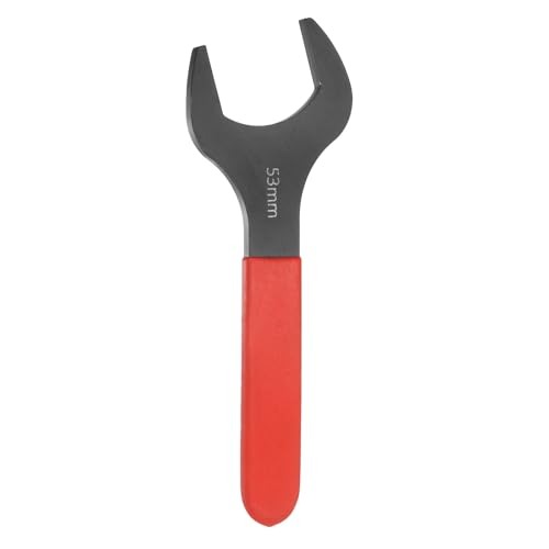 HARFINGTON Einzelmaulschlüssel, 53 mm, metrisch, 15 Grad gekröpfter Winkel, U-förmiger Maulschlüssel, kleiner Flachkopf-Schärzschlüssel mit rotem Schaft, für Autoreparatur, Möbelmontage HARFINGTON Einzelmaulschlüssel, 53 mm, metrisch, 15 Grad gekröpfter Winkel, U-förmiger Maulschlüssel, kleiner Flachkopf-Schärzschlüssel mit rotem Schaft, für Autoreparatur, Möbelmontage von HARFINGTON