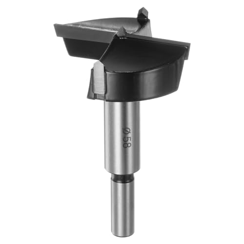 HARFINGTON Forstnerbohrer 58 mm Wolframkarbid Holz Forstnerbohrer Öffner Cutter für Scharnierloch Bohren Holzbearbeitung, Schwarz HARFINGTON Forstnerbohrer 58 mm Wolframkarbid Holz Forstnerbohrer Öffner Cutter für Scharnierloch Bohren Holzbearbeitung, Schwarz von HARFINGTON