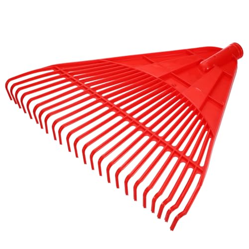 HARFINGTON Gartenrechen Ersatzkopf 24 Zinken Kunststoff Rechen Kopf für Gartenvorbereitung Laub Schmutz Reinigung Bodenbelüftung Lernwerkzeug, Rot HARFINGTON Gartenrechen Ersatzkopf 24 Zinken Kunststoff Rechen Kopf für Gartenvorbereitung Laub Schmutz Reinigung Bodenbelüftung Lernwerkzeug, Rot von HARFINGTON