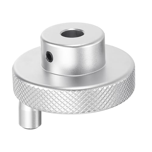 HARFINGTON Handrad aus Aluminiumlegierung, 50 mm Außendurchmesser, 9 mm Bohrung, Werkzeugmaschine mit Drehgriff, Handrad mit Schraubenschlüssel und 2 Schrauben für Fräsmaschinen-Drehmaschine, HARFINGTON Handrad aus Aluminiumlegierung, 50 mm Außendurchmesser, 9 mm Bohrung, Werkzeugmaschine mit Drehgriff, Handrad mit Schraubenschlüssel und 2 Schrauben für Fräsmaschinen-Drehmaschine, von HARFINGTON