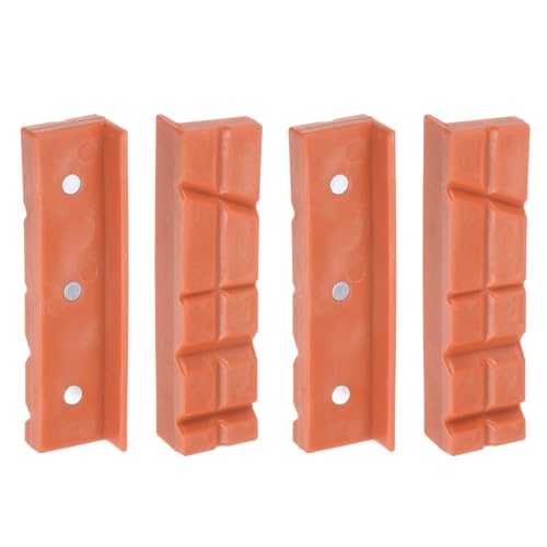 HARFINGTON Magnetische Schraubstockbacken, 10,2 cm, magnetische V-Nuten, weiches Nylon, Mehrzweckschutz für Holzbearbeitung, Schmuckherstellung, Klempnerarbeiten, Gelb, 2 Stück HARFINGTON Magnetische Schraubstockbacken, 10,2 cm, magnetische V-Nuten, weiches Nylon, Mehrzweckschutz für Holzbearbeitung, Schmuckherstellung, Klempnerarbeiten, Gelb, 2 Stück von HARFINGTON