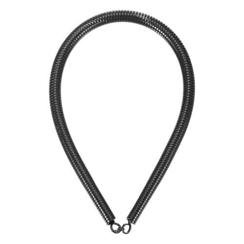 HARFINGTON PVC-Federrohrbieger, 12 mm Außendurchmesser, 520 mm lang, A-Typ, Rohrbiegefeder für Rohrbiegegeräte in Heimwasserkraft, Schwarz von HARFINGTON