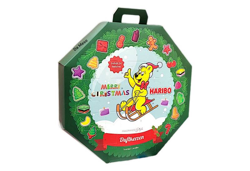 HARIBO Adventskalender Haribo Adventskalender Duftkerze Teelichter 2024 HARIBO Adventskalender Haribo Adventskalender Duftkerze Teelichter 2024 von HARIBO