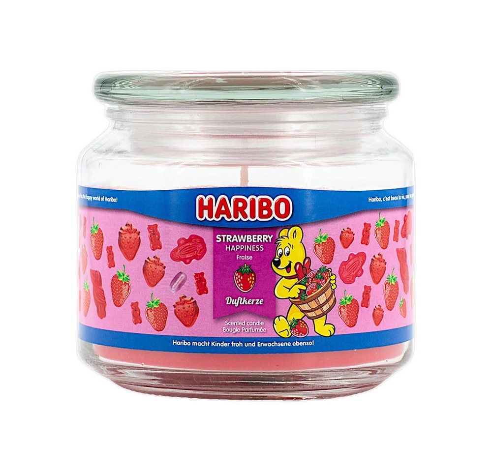 HARIBO Duftkerze Haribo Duftkerze Strawberry Happiness 300g HARIBO Duftkerze Haribo Duftkerze Strawberry Happiness 300g von HARIBO