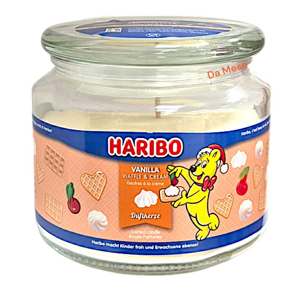 HARIBO Duftkerze Haribo Duftkerze Vanilla Waffle Cream 300g HARIBO Duftkerze Haribo Duftkerze Vanilla Waffle Cream 300g von HARIBO