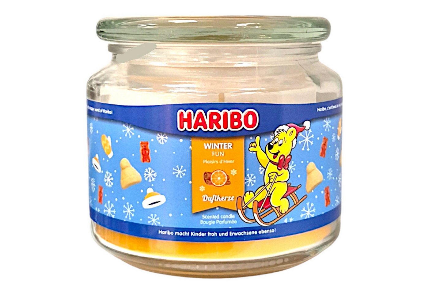 HARIBO Duftkerze Haribo Duftkerze Winter Fun 300g HARIBO Duftkerze Haribo Duftkerze Winter Fun 300g von HARIBO
