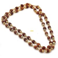 Rudraksha Mala Mit 39 Perlen Und 1 Golden Cping von HARIHARSPIRITUALSHOP