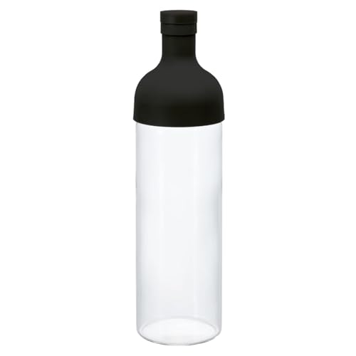 HARIO Cold Brew Tea Bottle with Filter Insert, 750ml FIB-75-B-BB, Schwarz von HARIO