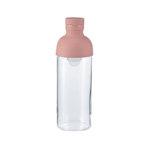 HARIO FIB-30-SPR Filter-In-Flasche, praktische Kapazität: 300 ml, rauchrosa, hergestellt in Japan von HARIO