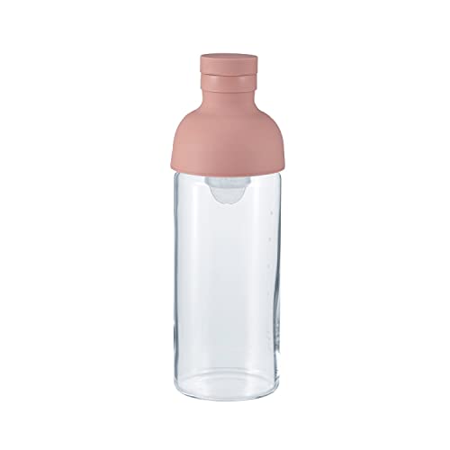 HARIO FIB-30-SPR Filter-In Flasche, praktisches Fassungsvermögen, 298.7 ml (300 ml), rauchrosa, Made in Japan von HARIO