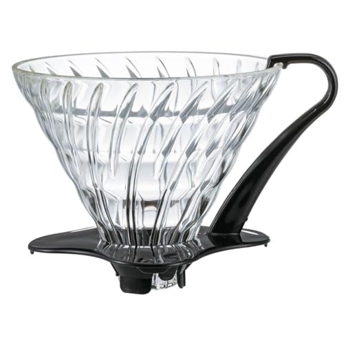 HARIO Glass Coffee Dripper V60 03 - Black, Durchsichtig HARIO Glass Coffee Dripper V60 03 - Black, Durchsichtig von HARIO