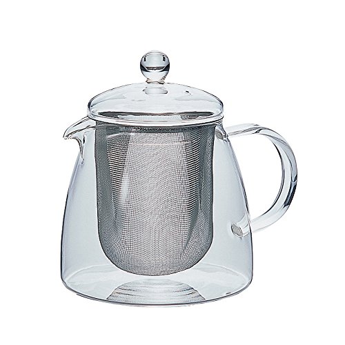 HARIO Teekanne, Glas, weiß, 4 Cup von HARIO