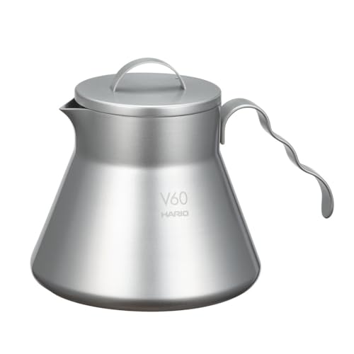 HARIO O-VCSM-50-HSV V60 Metall-Kaffeeheber, 500 ml, Silber, hergestellt in China HARIO O-VCSM-50-HSV V60 Metall-Kaffeeheber, 500 ml, Silber, hergestellt in China von HARIO