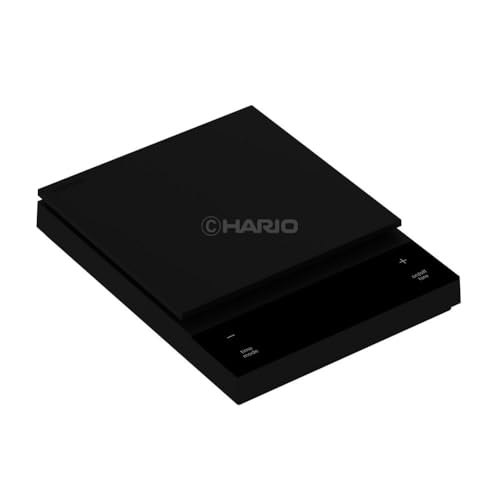 HARIO Polaris Kaffeewaage, Schwarz, Waage, Kaffee, Geschenk, Geschenk, CST-2000-B von HARIO