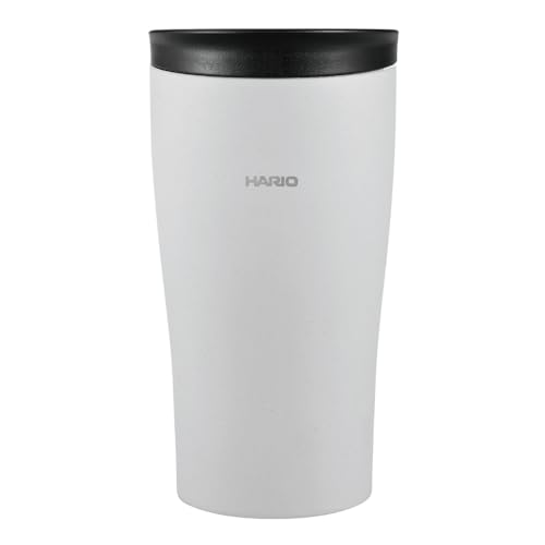 HARIO STF-300-GR Tumbler, grau, 300 ml, Thermobecher mit Deckel, Edelstahl, Geschenk, Geschenk von HARIO
