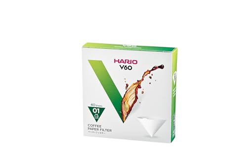 Hario VCF-01 100M Papierfilter,weiß, Größe 01-40 Stück von HARIO