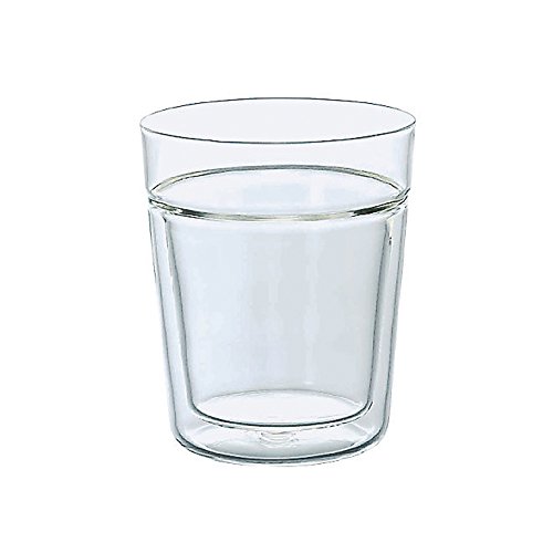 HARIO VD 260 ml Rock Glas isoliert doppelwandig Trinkglas von HARIO