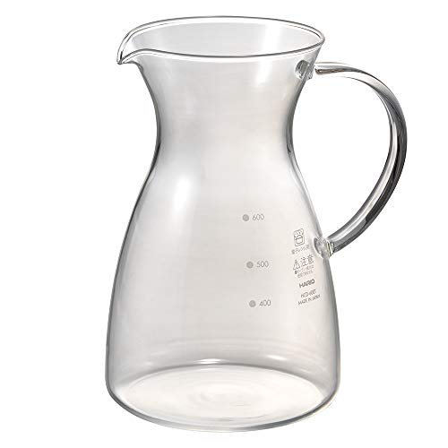 Hario HCD-600T Decanter Coffee pitcher server, 600ml, Glass, Glas von HARIO