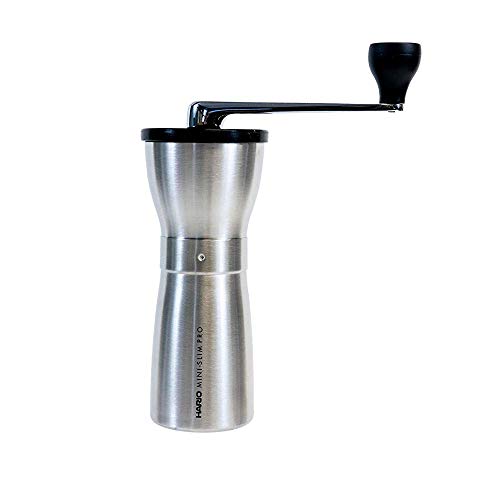 Hario MMSP-1-HSV Keramik Kaffeemühle, Stahlfarben von HARIO