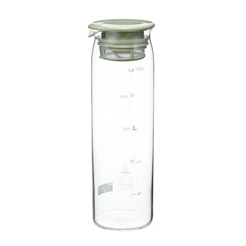 Hario Mizudashi Cold Brew Teeflasche, 1000 ml, Rauchgrün von HARIO