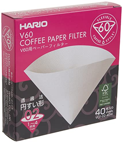 Hario V60 02 Papierfilter 40 Stück von HARIO