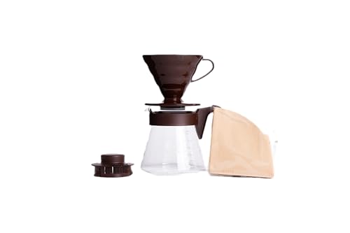 HARIO V60 VCSD-02CBR Kaffeekannen, Braun, Size 2 von HARIO