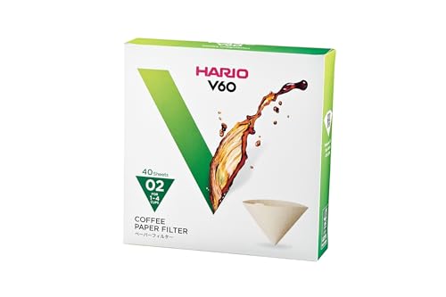 Hario VCF-01 100M Papierfilter,natur, Größe 02-40 Stück von HARIO