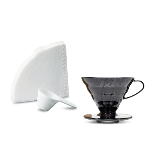 Hario VD-01-TB-EU Kaffeebrüher, Filterpapier, Schaufel, V60, Kunststoff von HARIO