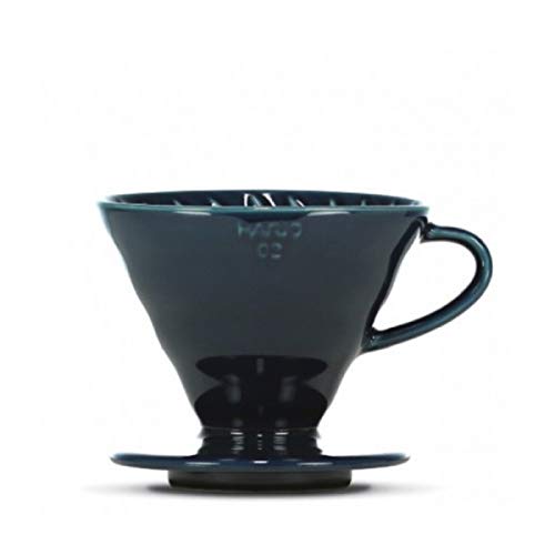 Kaffeefilter/Handfilter V60 aus Porzellan Größe 02 Indigo Blue von HARIO von HARIO
