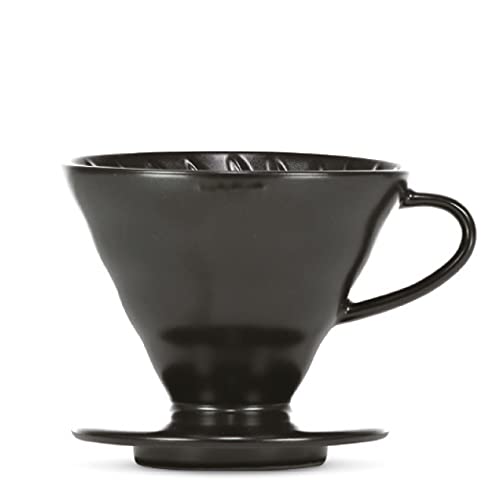 Kaffeefilter/Handfilter V60 aus Porzellan Größe 02 Matte Black von HARIO von HARIO
