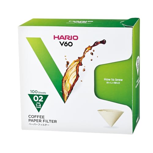 HARIO V60 Filters Coffee Filter, Nicht zutreffend, 1 Liter, Braun von HARIO