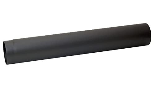 HARK Fullform Verlängerungsrohr 100cm Ofenrohr 150mm, Graphit von HARK